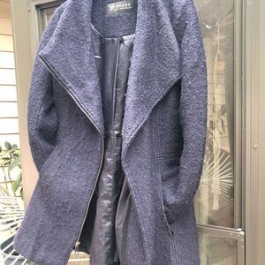 Guess wool Navy blue coat
